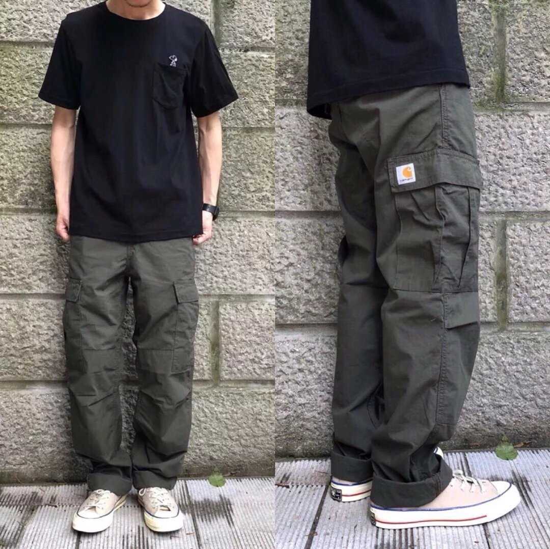 Item No. 10142 Carhartt wip regular cargo Carhart re pants large pocket ...